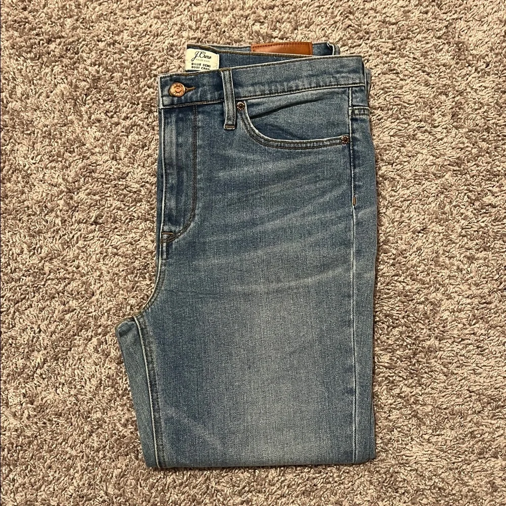 J. Crew Billie Demi Boot Crop Jeans